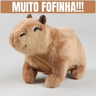 Capivara Filó Brinquedo Fofinha Bicho De Pelúcia Fofa Famosa 30cm