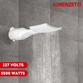 Chuveiro Ducha Multitemperaturas Loren Shower Ultra Lorenzetti 127v 5500w Branco