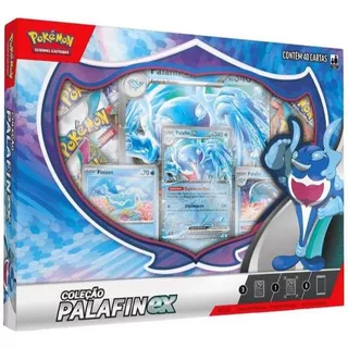 Cartas Pokémon Box Coleção Palafin Ex - Copag