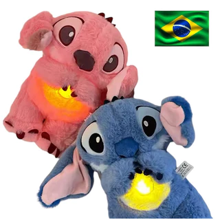 lilo e Stich respira urso pelúcia bebe respiração animado ansiedade dormir sono