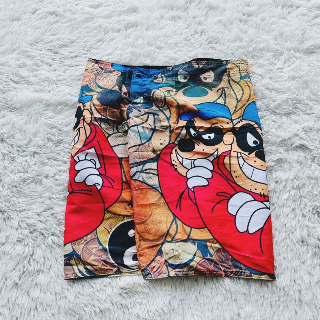 Bermuda De Tactel Irmãos Metralha Breck | Shopee Brasil