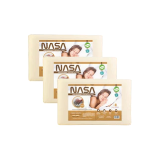 Kit Com 3 Travesseiros Nasa-X Viscoélastico Alto Antialérgico Inteligente Antiácaro