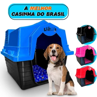 Casa Casinha Plástica Cachorro Número N 5 + Colchao