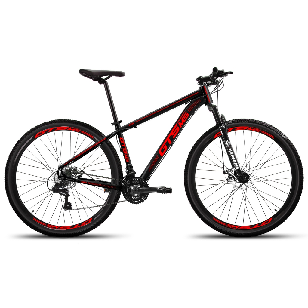 Bicicleta Aro 29 Gts Pro M5 Techs 21 Marchas Freios À Disco Quadro de alumínio