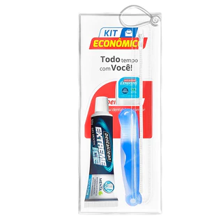 Kit de Viagem Com Fio Dental + Gel Dental + Escova Dental- Dentalclean
