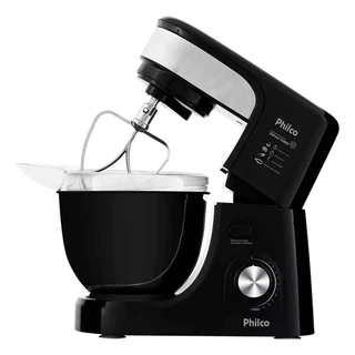 Batedeira Planetária Philco Turbo PHP500 com 12 Velocidades Preta 127V