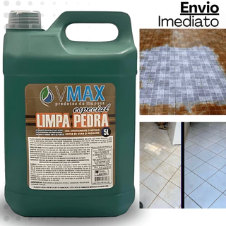 Limpa Piso Limpeza Pesada Encardido 5 Litros V Pedra Cerâmica Limpa Pedra Antiderrapantes Econômico