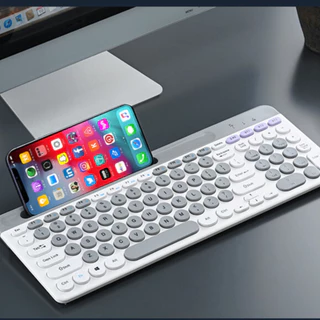 Teclado Multimídia Branco Pc Computador Fio Abnt2 Silencioso