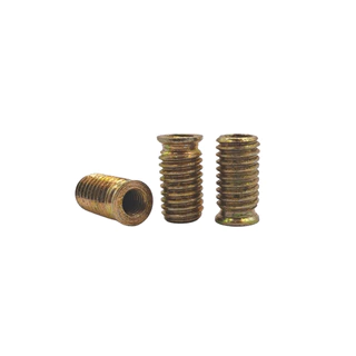 BUCHA ROSCADA INSERTO DE ROSCA TUCHO M8 X M10 X 15MM INTERNO 8X1,25 EXTERNO 10X1,25 COMPRIMENTO 15MM