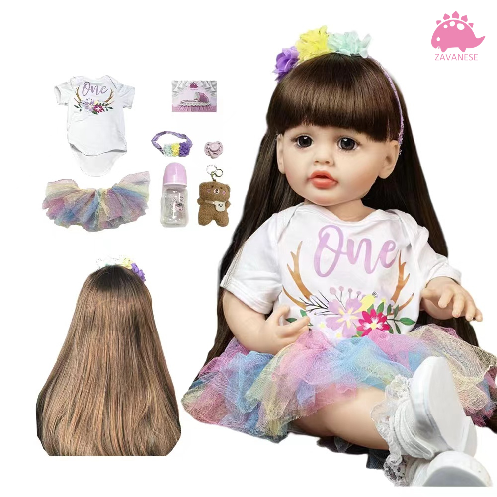 Bebê Reborn Boneca Silicone Com Itens Envio Rápido