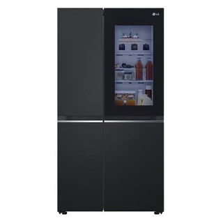 Geladeira Smart LG Inverter Side by Side InstaView 647 Litros Black Inox GC-V257SQV2 220V