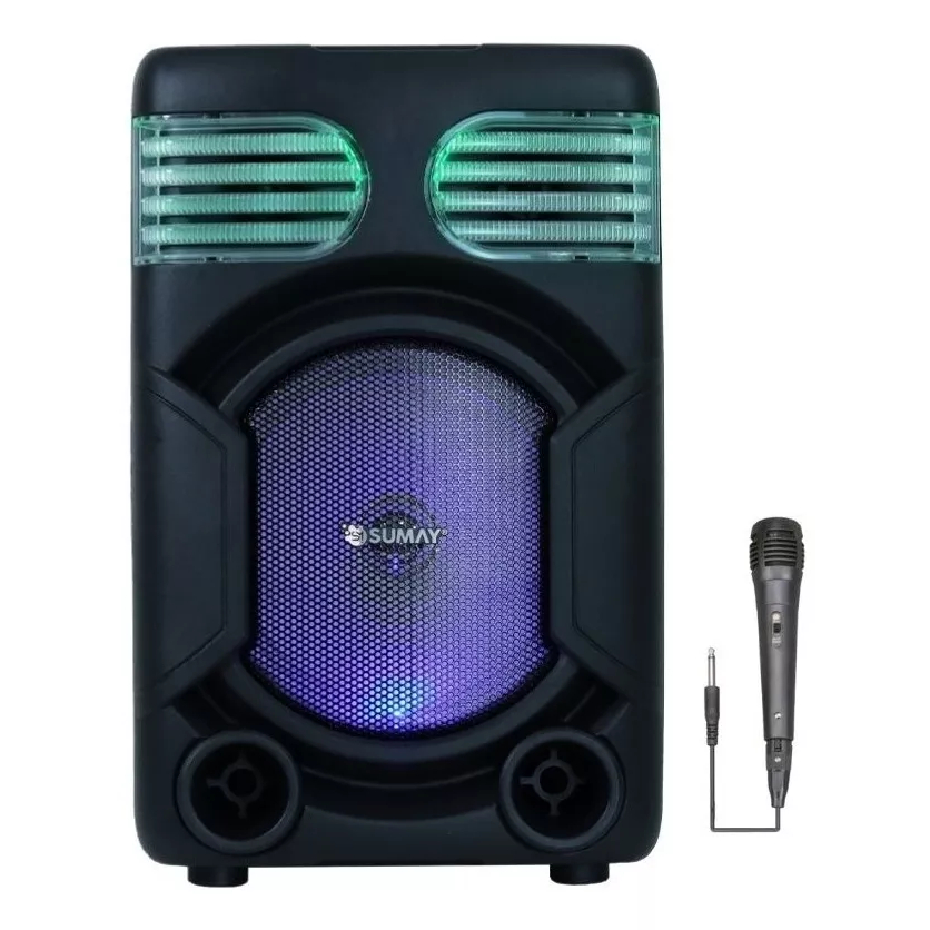 Caixa de Som Portátil Sumay SM-CAP28 GEDI LIGHT | Shopee Brasil