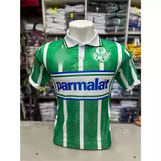 Camisa de Time Palmeiras Estilo Torcedor Reliquia Parmalat Retrô - Dry Fit Promoção!!!