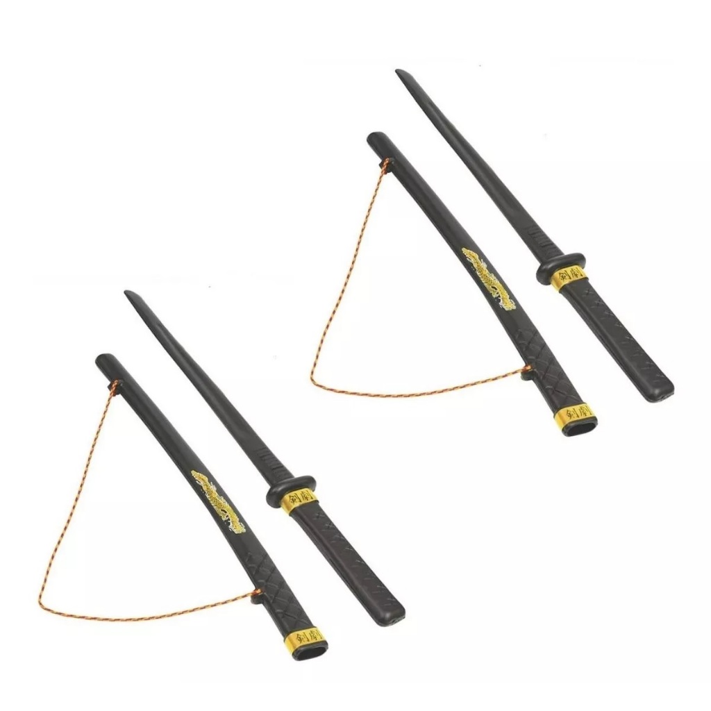 【50％OFF】 Katana Ninja Espadas Brinquedo Faixa C/ Adagas 2 + Infantil 和装・和小物