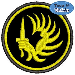 Patch Bordado Brasão da Legião Estrangeira 7,5x7,5 cm Cód.2353