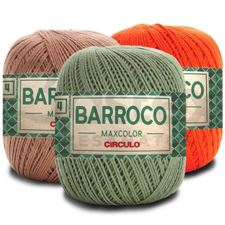 Barbante Fio Barroco MaxColor Nº 4 - 200g em Oferta na Shopee