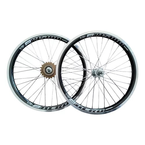 Par Rodas Aro 20 Aero Infantil Viper/Vzan Preto (Montado