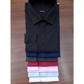 Camisa Social Masculina Microleve Lisa H54