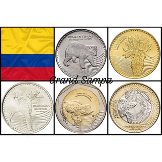 Set Moeda -> Colômbia Fc 🇨🇴 -> Cinco Moedas -> Set Completo -> Fauna -> América Do Sul