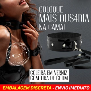 COLEIRA ERÓTICA BONDAGE SENSUAL E INSTIGANTE PARA LIBERAR SUAS FANTASIAS SEXUAIS DE BDSM E SADOSOQUI