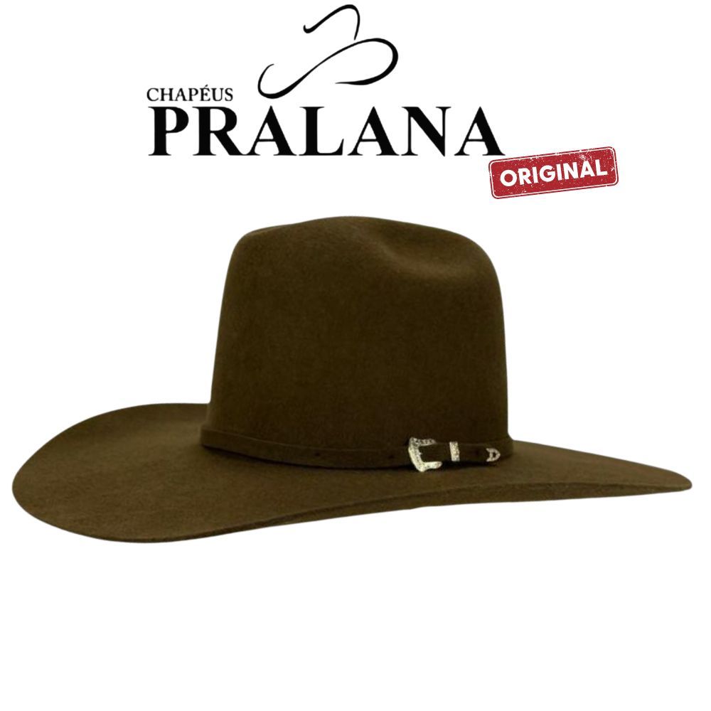 Chapéu Country Pralana Arena Felt Aba 11 Café Original | Shopee Brasil