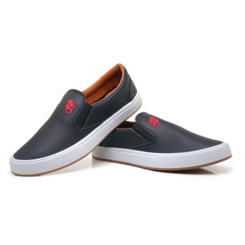 Tenis Masculino Polo Ocean Slip On Casual Sapatenis tenis iate slip Casual iate