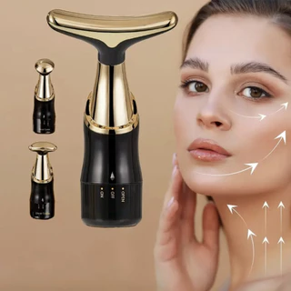3 Em 1 Massageador Facial Lifting Skin Pescoço Massagem Lifting Introdutor Microcorrente Rejuvenescimento Da Pele Dispositivo De Belez -84455-1