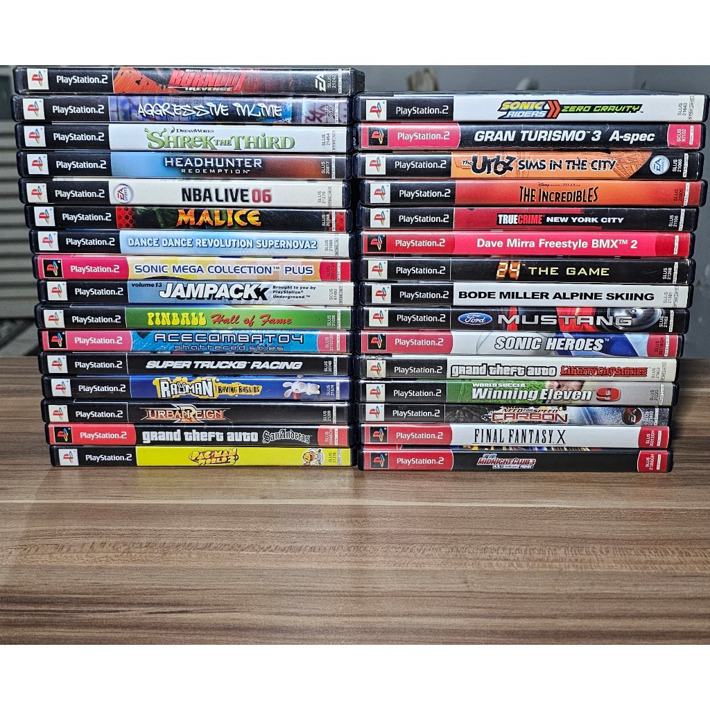 Jogos Originais Playstation 2 Americanos Games PS2