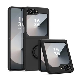 Capinha Capa Para Z Flip 6 Anel Aveludada Veludo Silicone Case Protetora Suporte