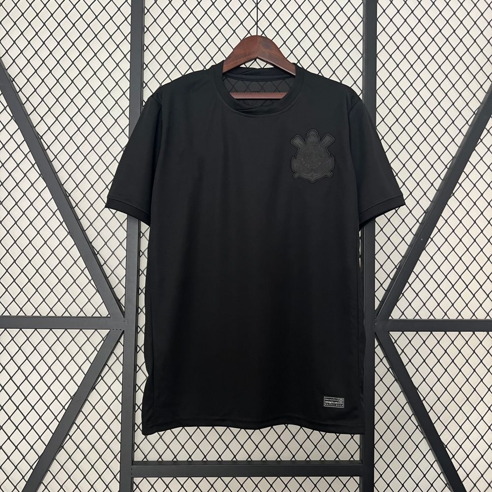 Camisa Lançamento Corin thians All Black - Preta - Blackout - (Envio imediato)