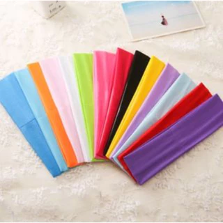 Kit Faixa De Cabelo Confortável Elástica Esporte Tiara Academia Lazer Passeio Yoga Headband