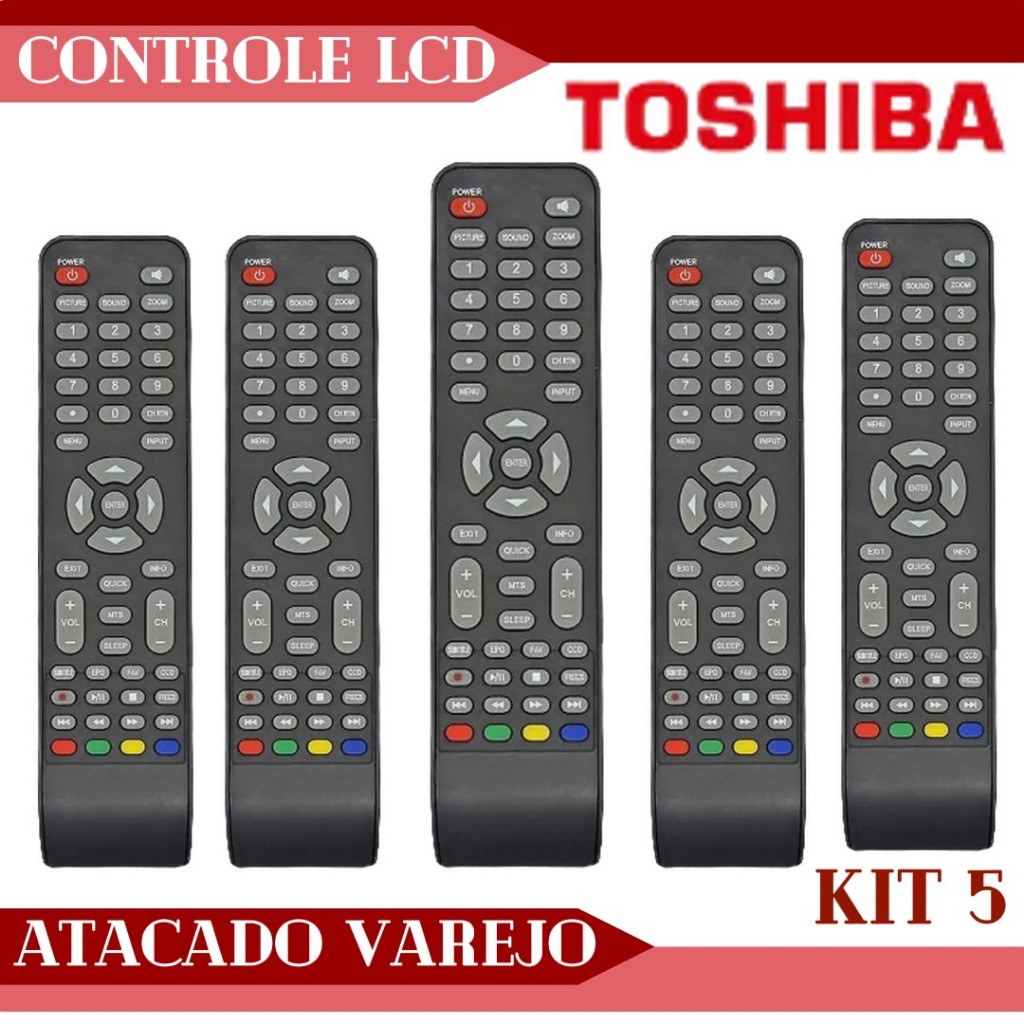 Controle Remoto Tv Semp Toshiba Sti Ct-6470 Le3273w VC-A8074
