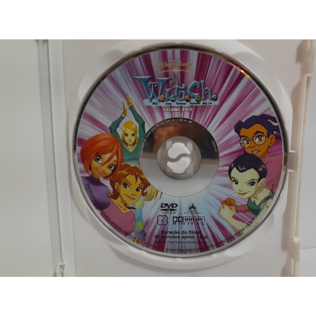 DVD Original da Série Infantil W.I.T.C.H. - Volume 2 - Disney