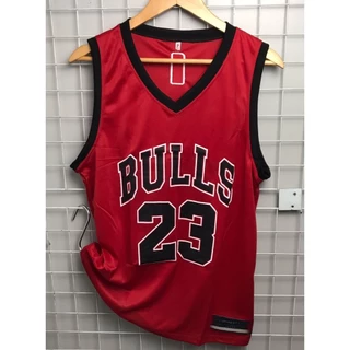 Camiseta Dryfit Esportiva Regata de Basquete Blls Vermelha - Empório do Lu