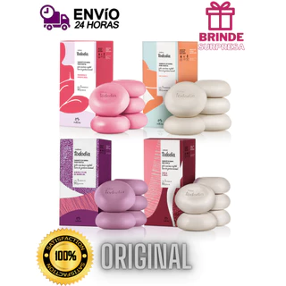 KIT 4 CAIXAS DE SABONETE NATURA TODODIA COM 5 UNIDADES DE 90G