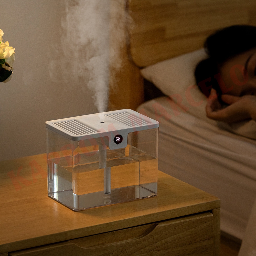 Umidificador De Ar C/Indicador De Humidade 1.5L Com Versão De Display ...