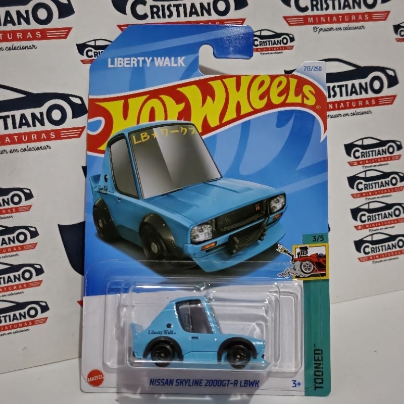 Nissan Skyline 2000GT-R LBWK Tooned 3/5 Hot Wheels 2024 Lote M