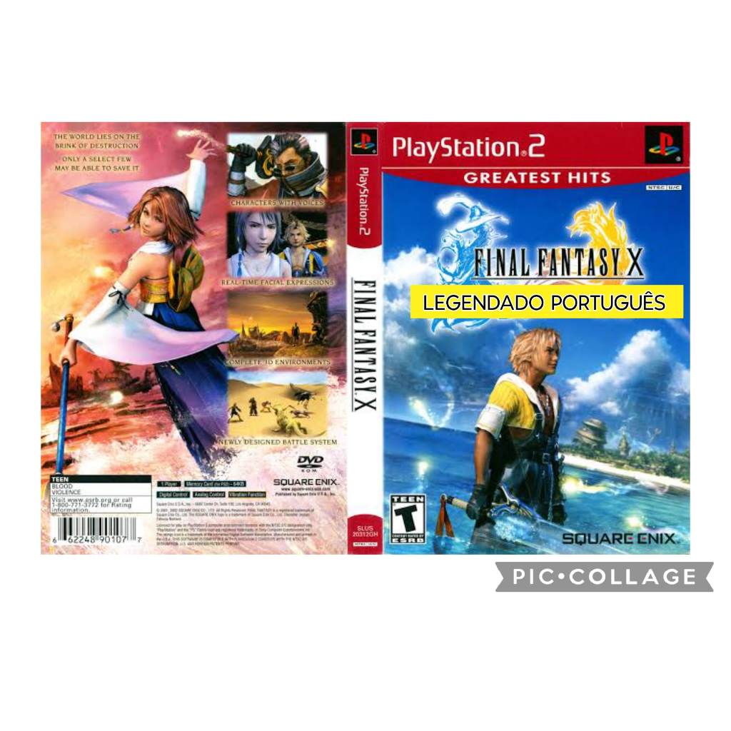 Final Fantasy 10 Playstation 2 | Shopee Brasil