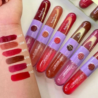 Gloss duo 2x1 Ruby Rose gloss + batom líquido