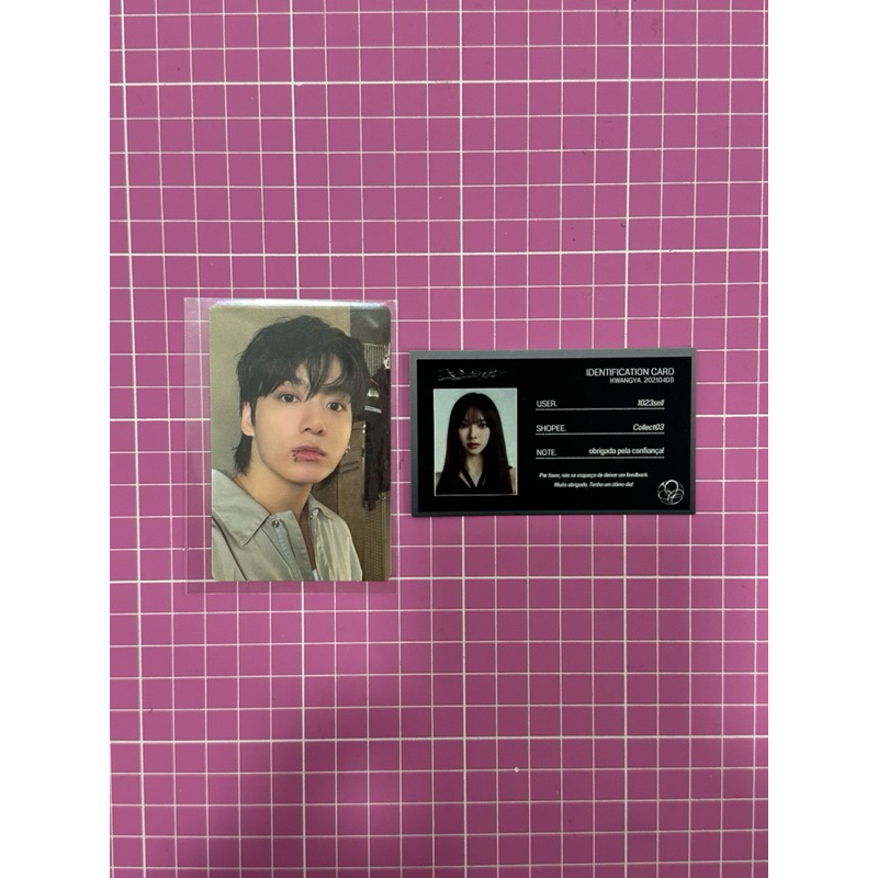 BTS JUNGKOOK GOLDEN PHOTOCARD ALBUM