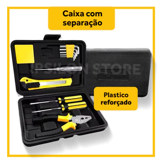 Kit Jogo De Ferramentas Com Maleta 11 Peças