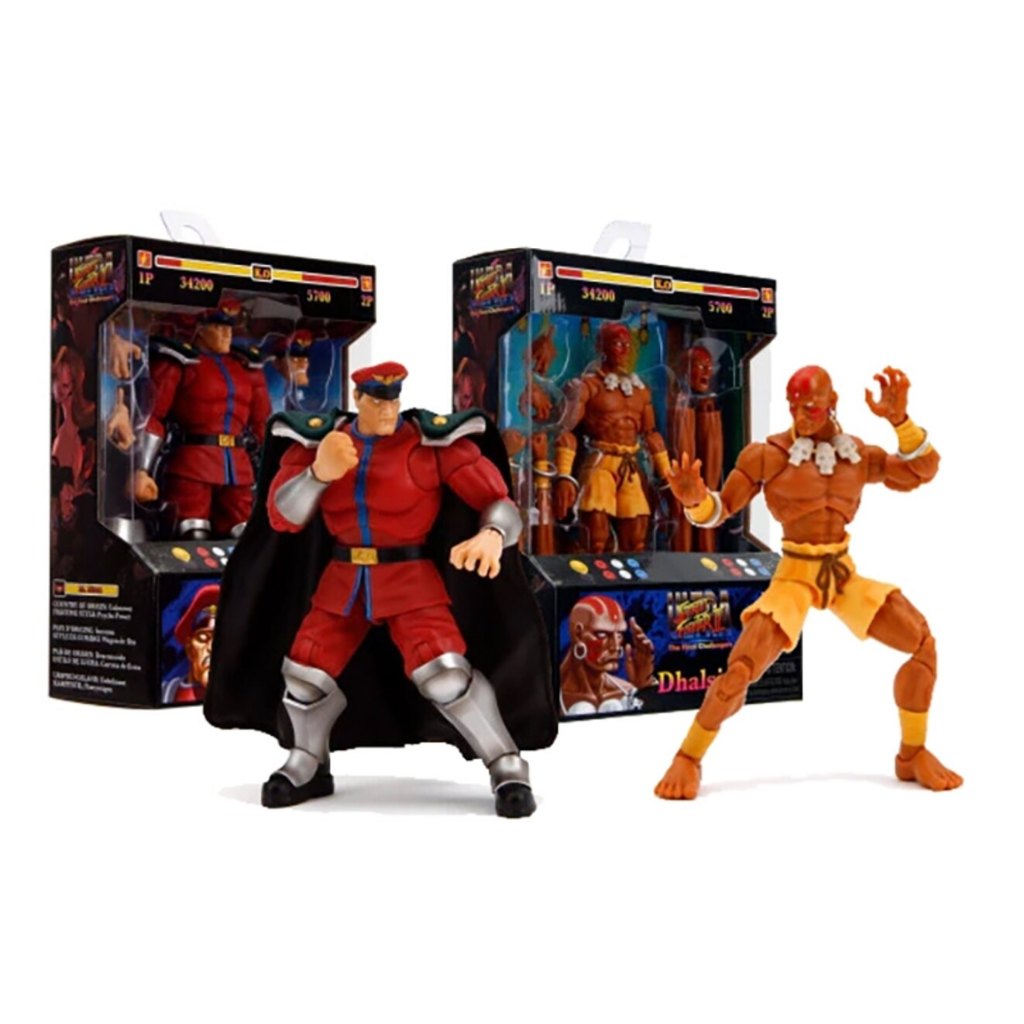 PACK 2 - BISON + DHALSIM 1/12 - Ultra Street Fighter II: The Final Challengers / JADA TOYS - Lacrados PRONTA ENTREGA