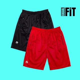 kit / Conjunto 2 Bermuda Short Dry Fit Refletivo Com Zíper No Zíper Masculina Casual - Treino - Academia - Esportes - Exercícios - Corrida - Futebol