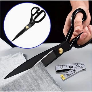 Tesoura de Alfaiate Corte Costura Titanium Profissional 11 e 12 Polegadas