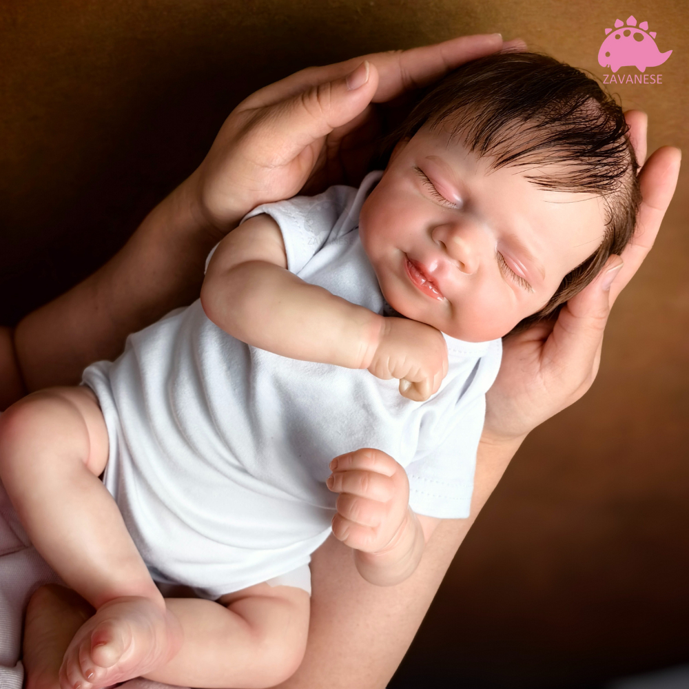 Bebê Reborn Boneca Realista Menina Mayze Com Bolsa Maternidade 100% Silicone Pode Dar Banho