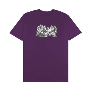 Camiseta Streetwear 100% Algodão Fio Penteado Humildade de Jesus Estampada Oversized