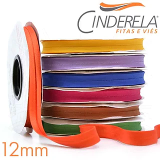 Viés de Cetim Fino 12mm - 20 Metros em Oferta na Shopee