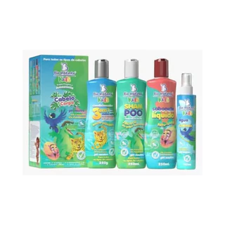 KIT INFANTIL CABELO E CORPO KIDS BIO INSTINTO SHAMPOO CONDICIONADOR SABONETE COLONIA em Oferta na Shopee