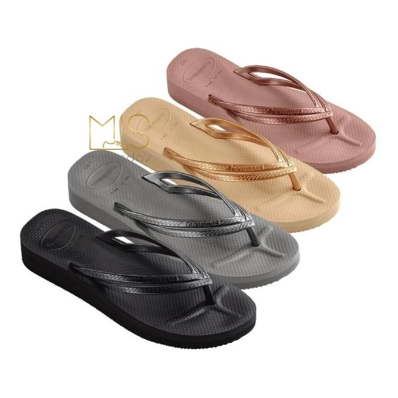 Havaianas Plataforma Wedges Originais salto 3,5 | Shopee Brasil