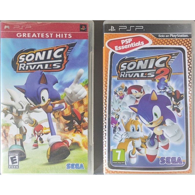 sonic rivals e sonic rivals 2 psp | Shopee Brasil